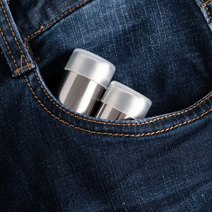 Food-Grade Stainless Steel Spice Jar – Mini Portable Salt and Pepper Shaker Leak-Proof for Camping and Picnic