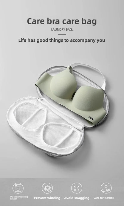 Bra Laundry Bag for Machine Wash, Anti-Deformation Mesh Wash Bag for Underwear and Sports Bras, Reusable Protective Laundry Organizer