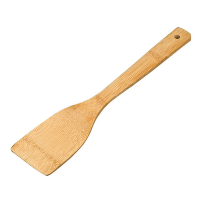 Bamboo Spatula – Natural Bamboo Wood Kitchen Spatula Spoon Cooking Utensil for Wok and Food Preparation