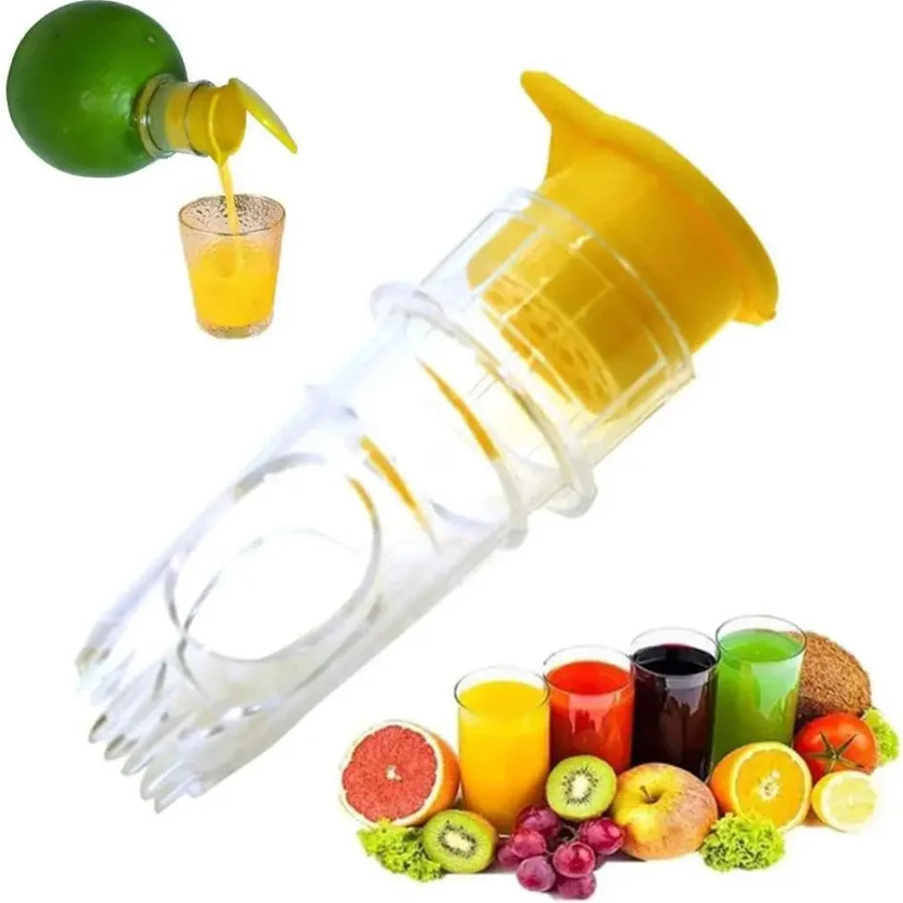 Manual Lemon Juicer, Portable Mini Citrus Squeezer Reamer for Lemon, Orange & Lime – Handheld Easy Juicer