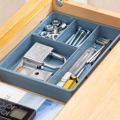 Stackable Desk Drawer Organizer – Multi-Cell Storage Tray for Jewelry, Makeup & Office Supplies