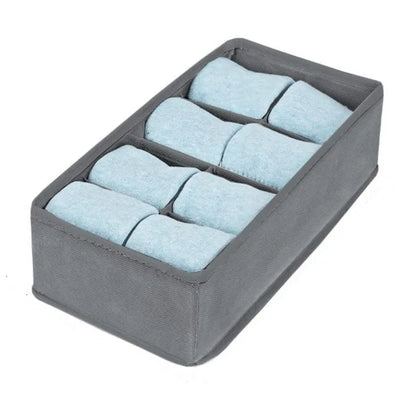 Underwear Drawer Organizer Box – Bra, Socks & Clothes Storage for Cabinet, Closet & Wardrobe