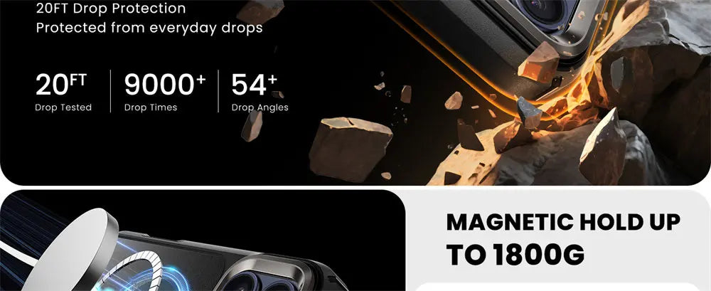 For iPhone 17 Pro Max Case 6.9" I-BLASON Are Flip Full-Body Magnetic Phone Case with Tempered Glass Screen Protector & Stand