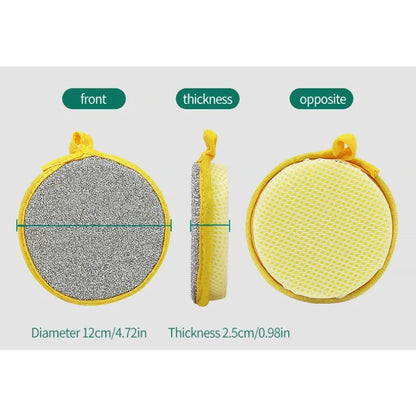 Dishwashing Sponge Reusable Washable – Double-Sided Magic Sponge for Kitchen Cleaning