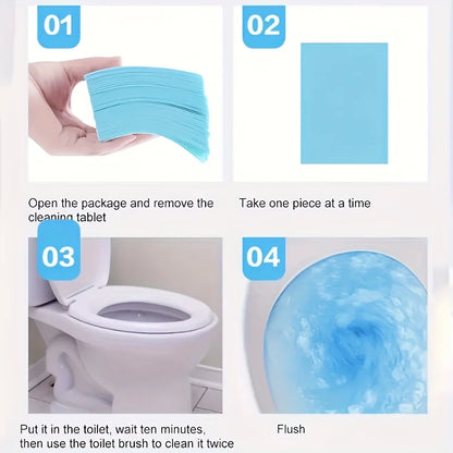 Deodorize Toilet Cleaning Tablets, Powerful All-Purpose Cleaner Gel, Antimicrobial Toilet & Floor Cleaner, Bulk Pack