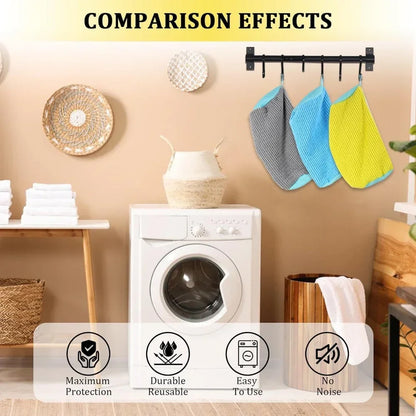 Shoe Washing Bag for Washing Machine – Zippered Laundry Cleaning Bag with Soft Fibers for Sneakers