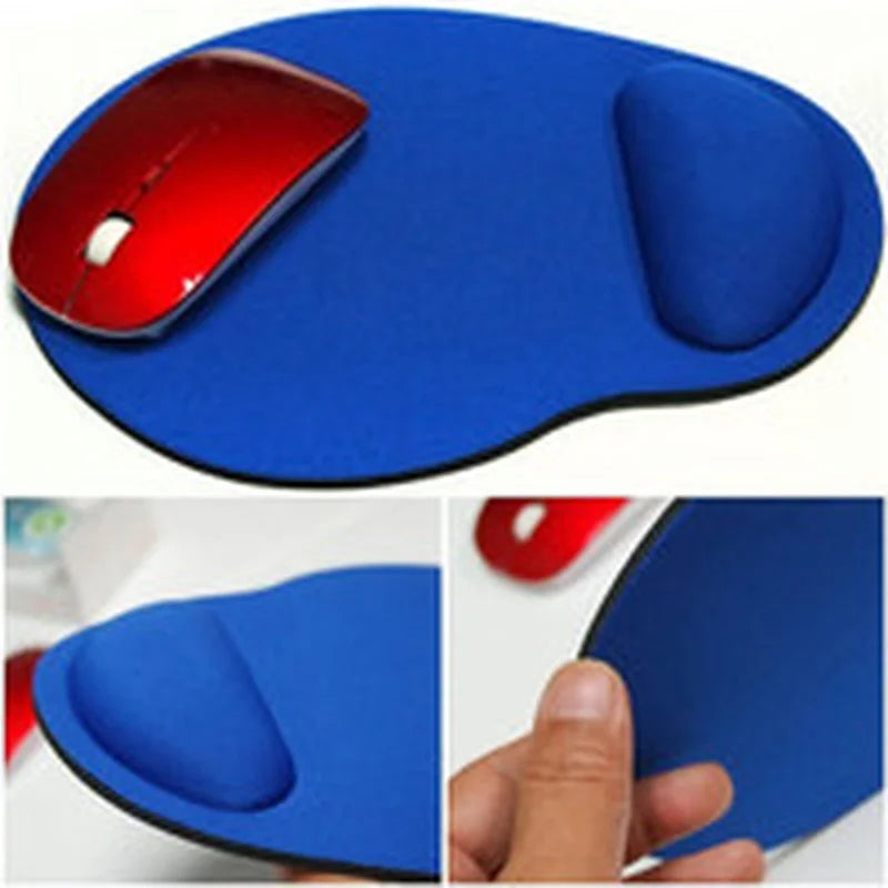 Comfort EVA Wrist Support Mouse Pad with Soft Sponge Cushion, Non-Slip Gaming and Office Mouse Mat, Ergonomic Desk Accessory for Computer and Laptop