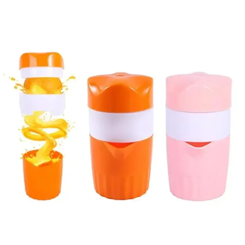 Large Caliber Manual Juicer, Portable Citrus Fruit Squeezer Cup for Orange, Lemon & Multi-Fruit Juice