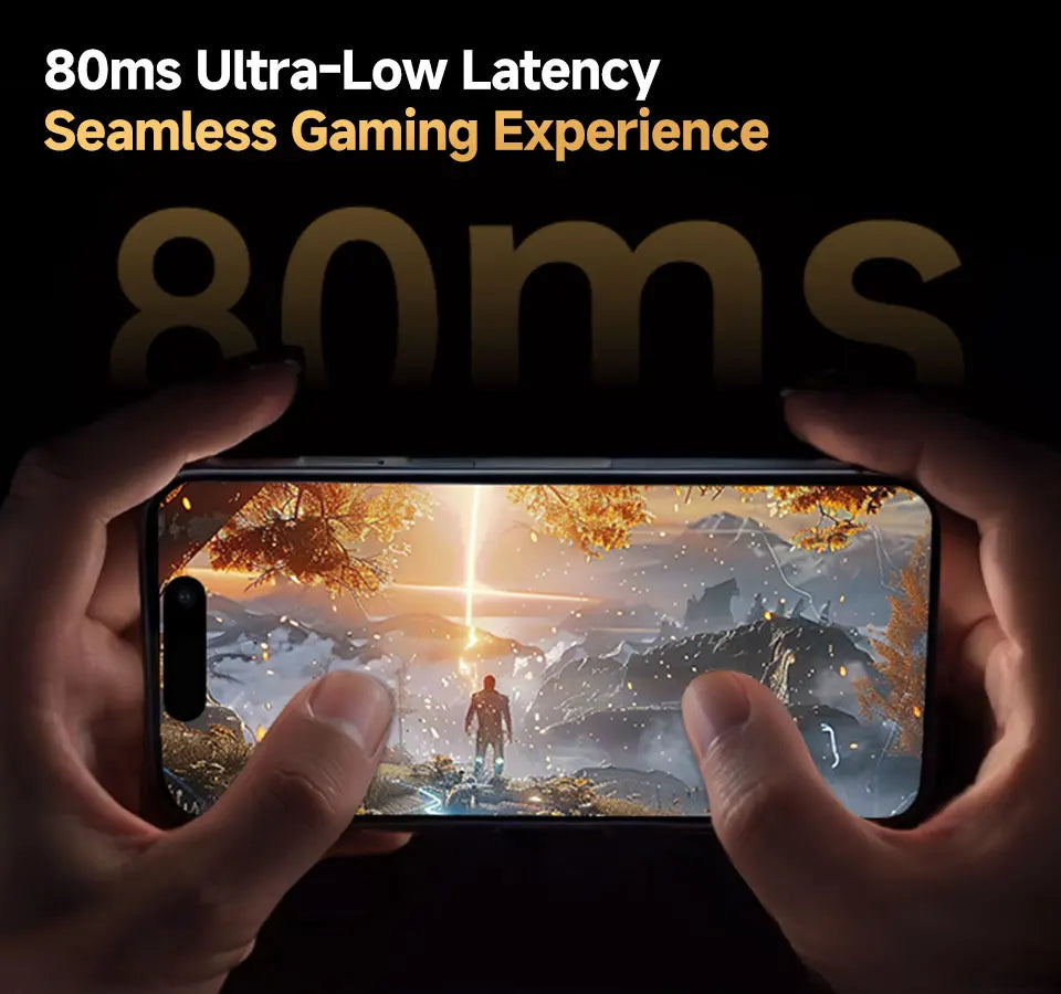 QCY MeloBuds Pro Adaptive Hybrid Active Noise Cancelling Wireless Earbuds, 46dB ANC, Bluetooth 5.3, LDAC Hi-Res Audio, 34H Playtime, Fast Charging, Touch Control, IP55 – Black