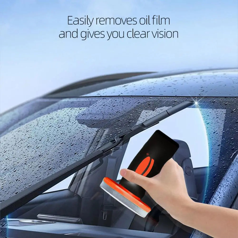 Handheld Glass Emulsion Oil Film Remover – Car Windshield Cleaner for Front, Side, and Rear Auto Glass