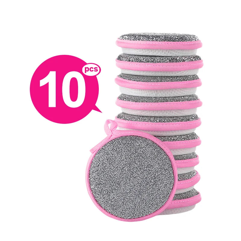 Double-Sided Dishwashing Sponge – Reusable Dish Wash Sponge for Pans, Pots, and Kitchen Cleaning