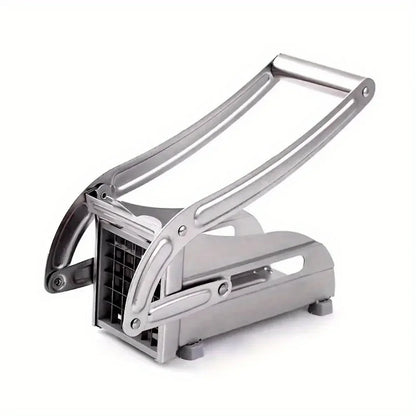 Stainless Steel Manual Potato Cutter, French Fries & Chips Slicer, Vertical Meat Chopper & Dicer Cutting Tool