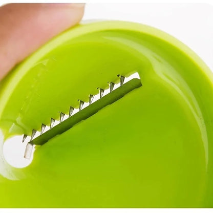 Kitchen Rotating Shredder – Manual Spiral Peeler Vegetable Slicer for Fruit, Potato, and Radish