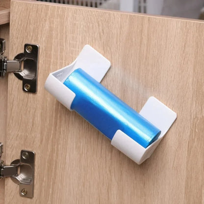 2/4PCS Wall Mounted Trash Bag Holder – Garbage Bag Storage Box & Plastic Film Dispenser for Kitchen
