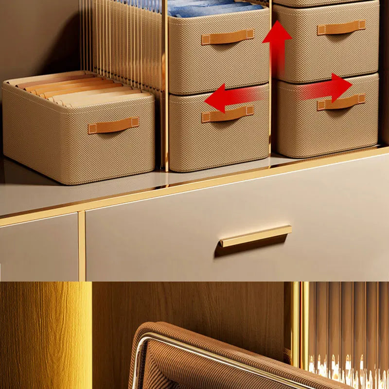 Thickened Foldable Clothes Storage Box – Versatile Closet & Drawer Organizer with Reinforced Handles