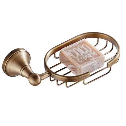 Luxury Solid Brass Bathroom Accessories Set, Antique Brass Towel Bar, Paper Holder, Towel Ring & Robe Hook