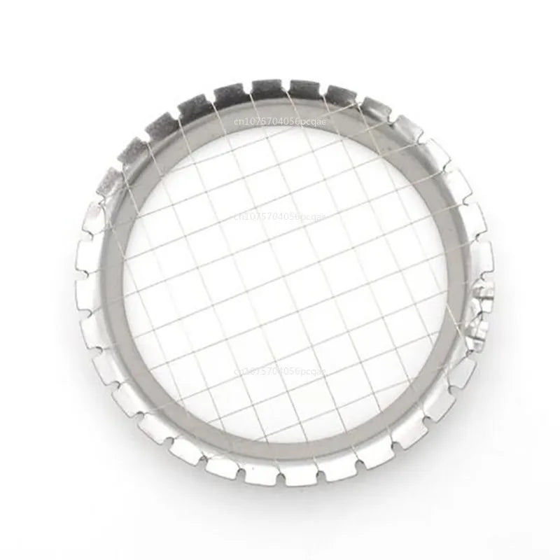 Stainless Steel Egg Slicer Cutter – Mesh Grid Vegetable & Fruit Chopper for Salad, Dessert & Potato Cubes