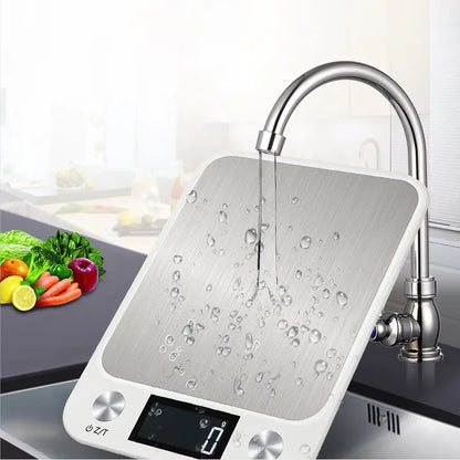 Kitchen Digital Scale – Smart Electronic Food and Coffee Scale with Stainless Steel Design for Cooking and Baking