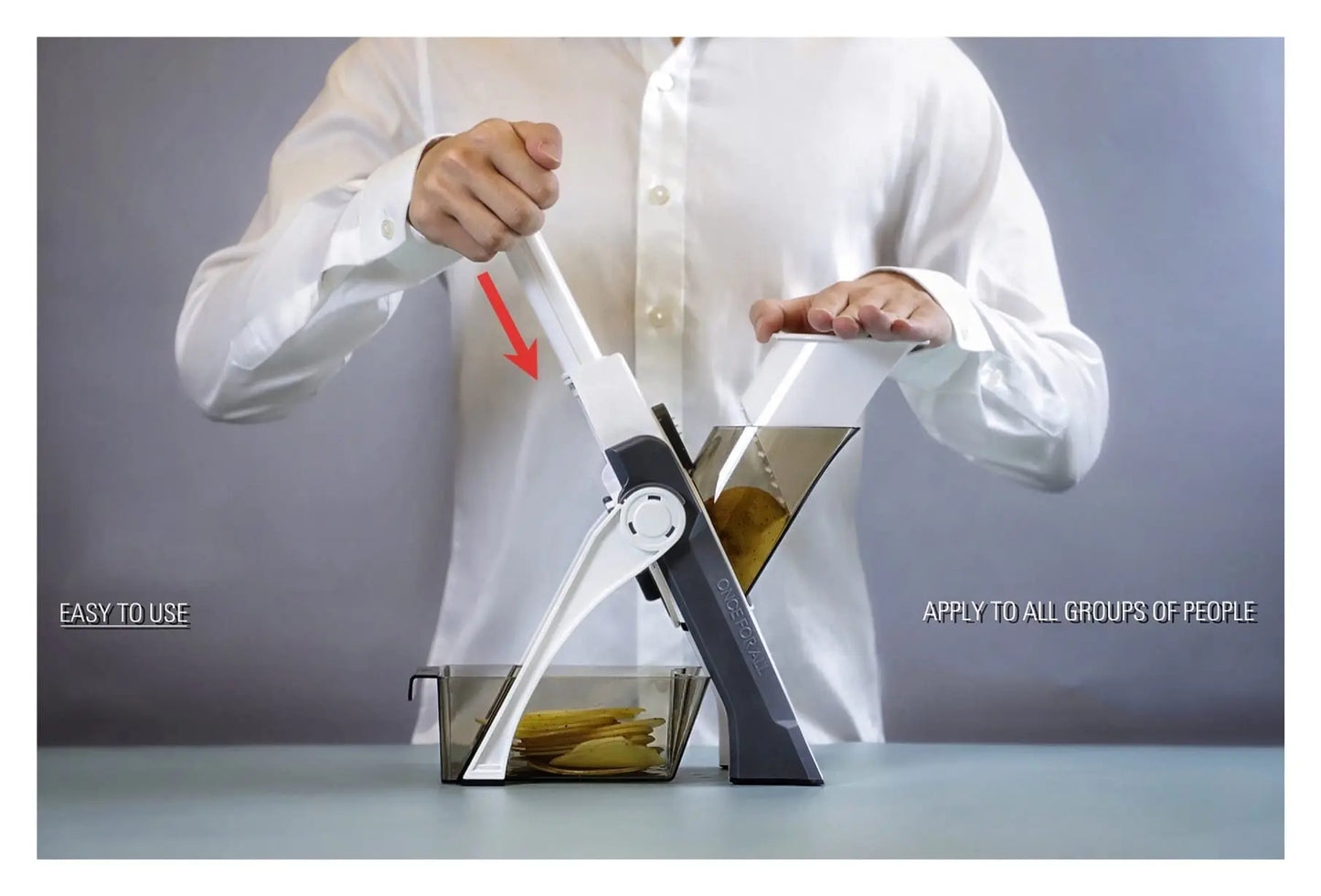 5-in-1 Multifunctional Vegetable Cutter, Household Kitchen Radish Grater, Slicer & Garlic Chopper Tool