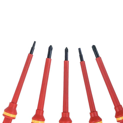 13-Piece Insulated Screwdriver Set, 1000V Electrician Repair Tool Kit with Changeable Chrome Vanadium Steel Bits