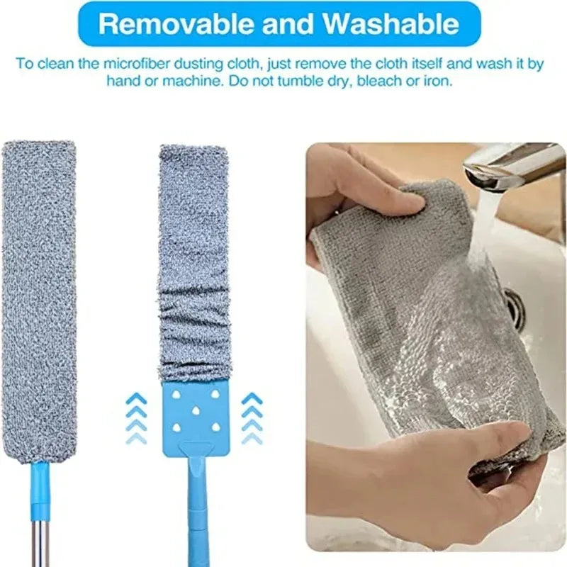 Long Handle Mop Telescopic Duster Brush – Gap Dust Cleaner for Bedside, Sofa, and Home Cleaning