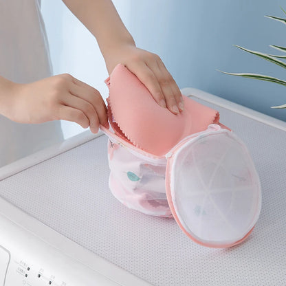 Laundry Bags Set, 6-Piece Fine Mesh Wash Bags for Clothing, Cute Print Laundry Organizer Pouches