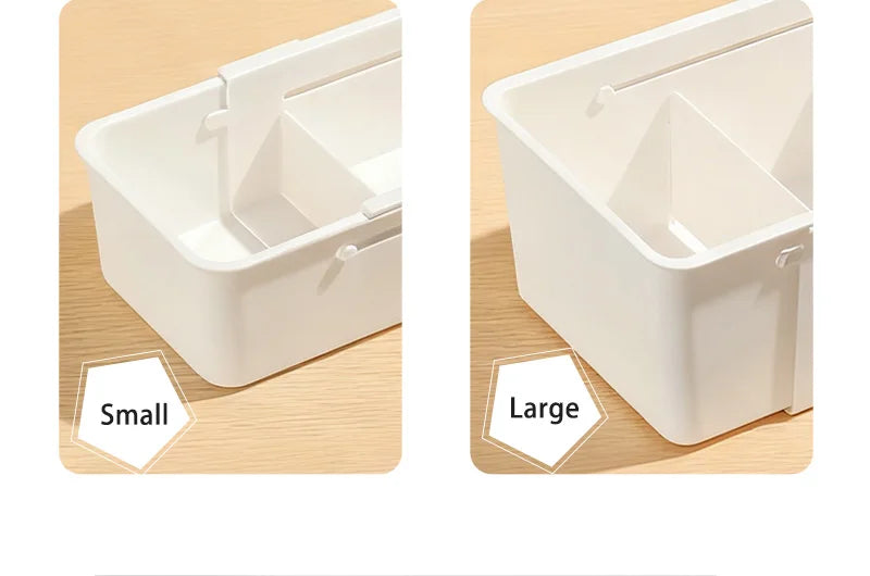 Extendable Drawer Organizer with Adjustable Dividers – Multi-Purpose Storage Box for Home, Office & Kitchen