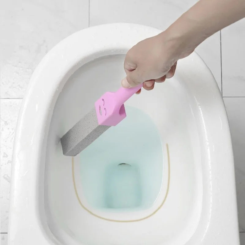 Pumice Stone Cleaning Stick – Toilet Seat Limescale Rust Stain Dirt Removal Brush for Bathroom Tile Sink Household Cleaning