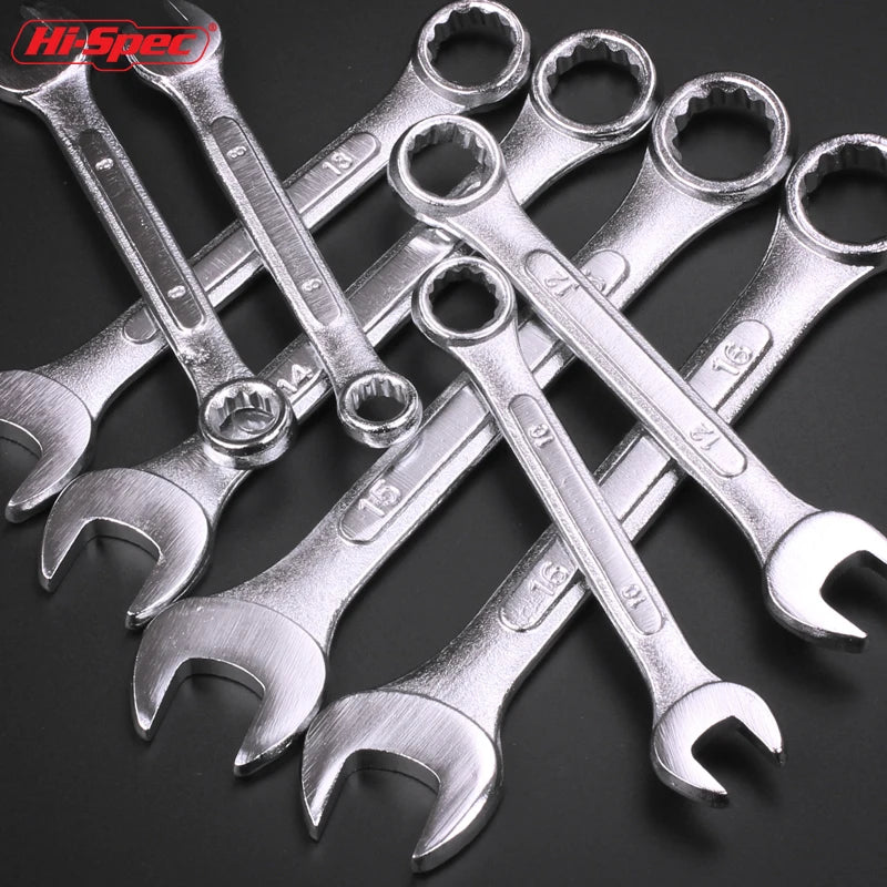 Hi-Spec Socket Wrench Set, 1/2" 3/8" 1/4" Drive Ratchet Tool Kit for Car and Home Repair