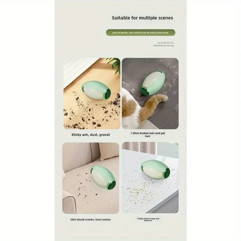 Reusable Washable Lint Roller – Strong Adhesive Hair Remover for Clothes, Pets, and Furniture Cleaning