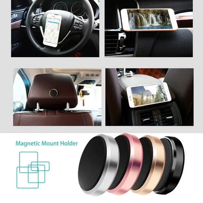 Universal Magnetic Car Phone Holder, Dashboard and Wall Mounted Mobile Phone Stand for iPhone, Samsung, Xiaomi, Huawei, Strong Magnet Car Mount