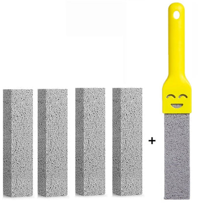 Pumice Stone Cleaning Stick – Toilet Seat Limescale Rust Stain Dirt Removal Brush for Bathroom Tile Sink Household Cleaning