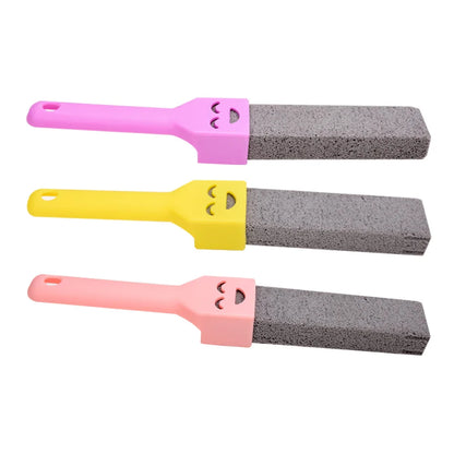 Pumice Stone Cleaning Stick – Toilet Seat Limescale Rust Stain Dirt Removal Brush for Bathroom Tile Sink Household Cleaning