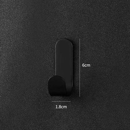 6Pcs Self-Adhesive J-Hooks – Waterproof Heavy-Duty Hanging Hooks for Bathroom & Kitchen