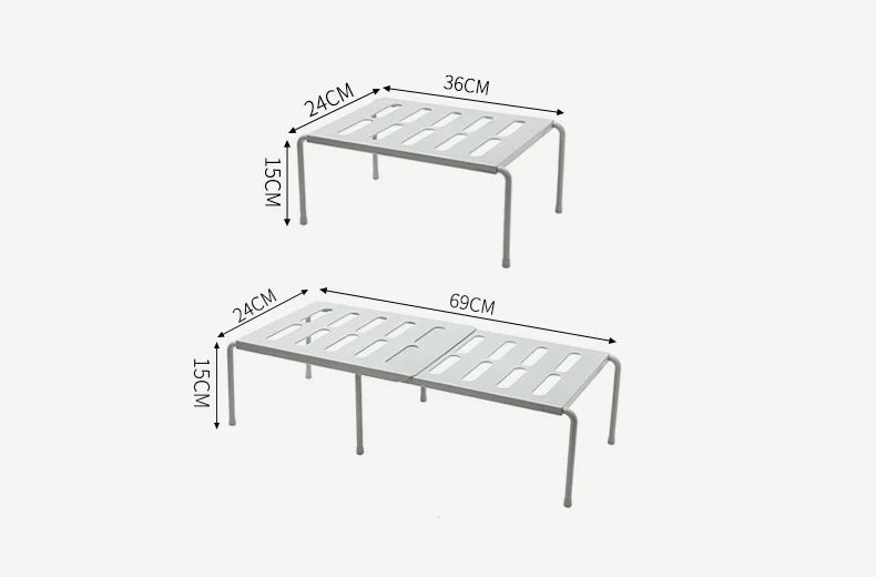Adjustable ABS Shoe Rack Organizer, Extensible Telescopic Shoe Hanger for Wardrobe & Cabinet Storage