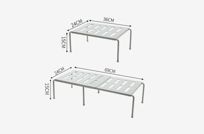 Adjustable ABS Shoe Rack Organizer, Extensible Telescopic Shoe Hanger for Wardrobe & Cabinet Storage