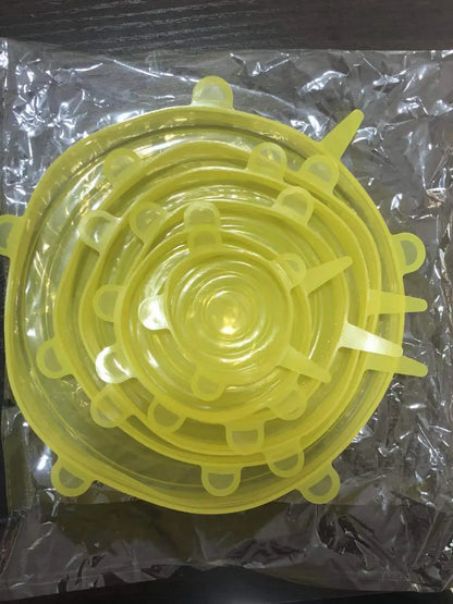 Silicone Stretch Lid – Reusable Food Cover Sealed Bowl Storage Kitchen Accessory