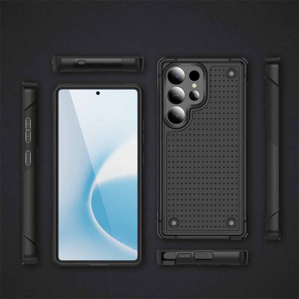 Shockproof Contrast Color Case Bumper For Samsung Galaxy S25 Cover