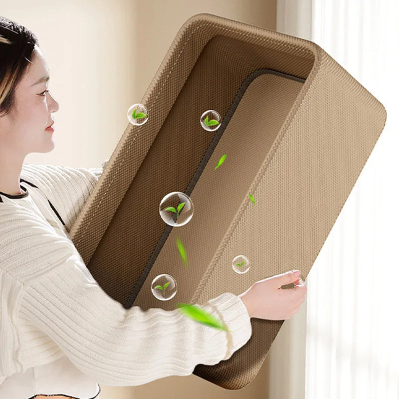 Thickened Foldable Clothes Storage Box – Versatile Closet & Drawer Organizer with Reinforced Handles