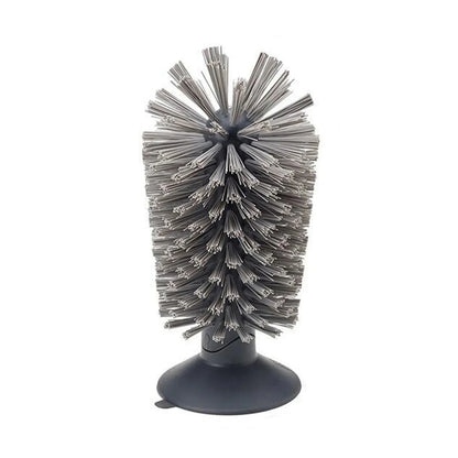 Sink Suction Cup Glass Brush – Upright Bottle & Wine Glass Cleaner with Durable Bristles