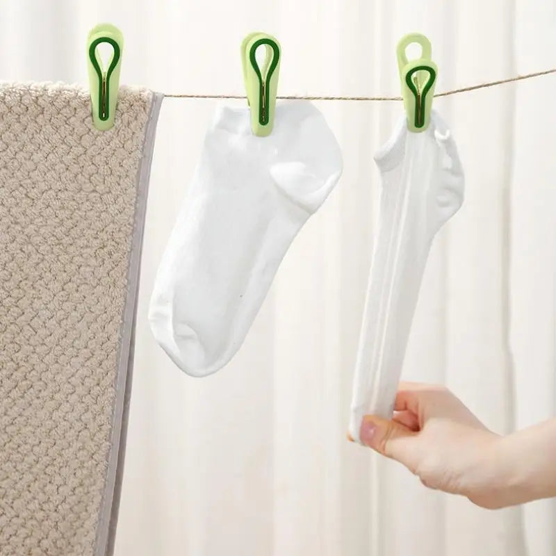12–36PCS Plastic Clothes Pins with Storage Box, Multi-Purpose Laundry & Food Clips