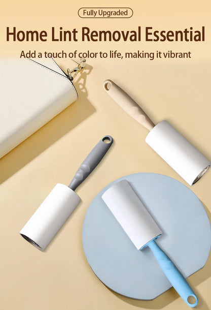 Lint Roller with Refills – Pet Hair Remover Brush for Clothes, Sofa, and Dust Cleaning