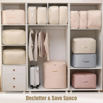 Self-Compression Storage Bag, Ultra Space-Saving Organizer for Clothing, Comforters & Bedding (1PC)