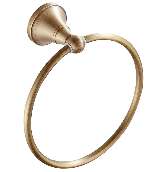 Luxury Solid Brass Bathroom Accessories Set, Antique Brass Towel Bar, Paper Holder, Towel Ring & Robe Hook