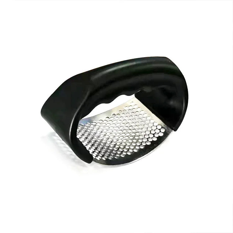 Stainless Steel Garlic Press Crusher – Manual Garlic Mincer & Chopping Tool for Kitchen