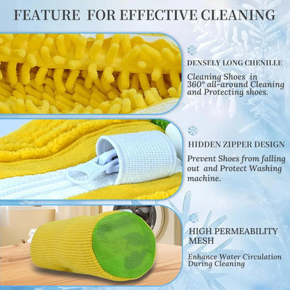 Shoe Washing Machine Bag – Reusable Laundry Shoe Cleaning Bag for Washer & Dryer