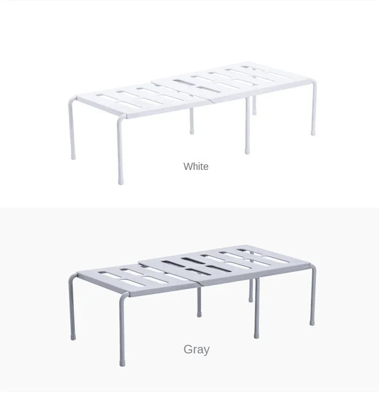 Adjustable ABS Shoe Rack Organizer, Extensible Telescopic Shoe Hanger for Wardrobe & Cabinet Storage