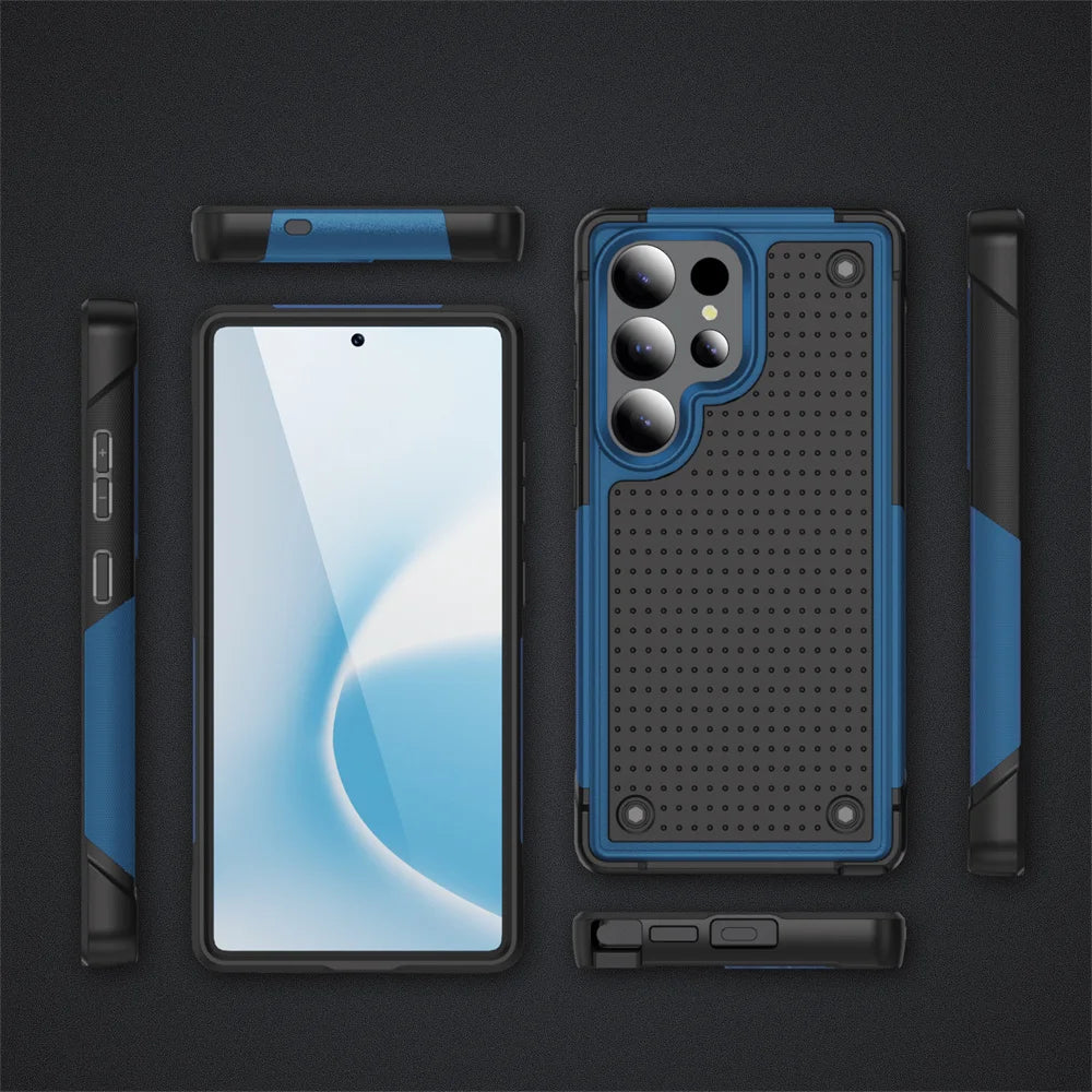 Shockproof Contrast Color Case Bumper For Samsung Galaxy S25 Cover