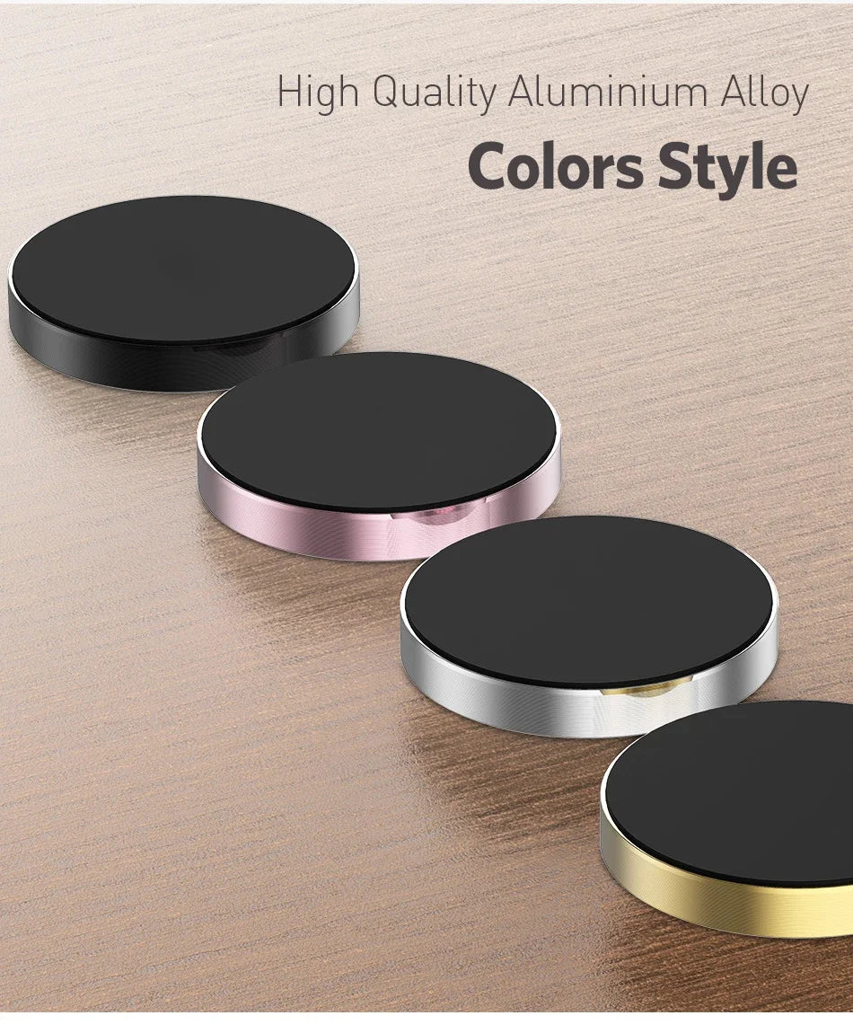 Universal Magnetic Car Phone Holder, Dashboard and Wall Mounted Mobile Phone Stand for iPhone, Samsung, Xiaomi, Huawei, Strong Magnet Car Mount