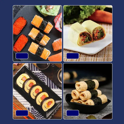 DIY Bamboo Sushi Maker Rolling Mat – Sushi Tools Rice Roller Hand Maker Kitchen Gadget